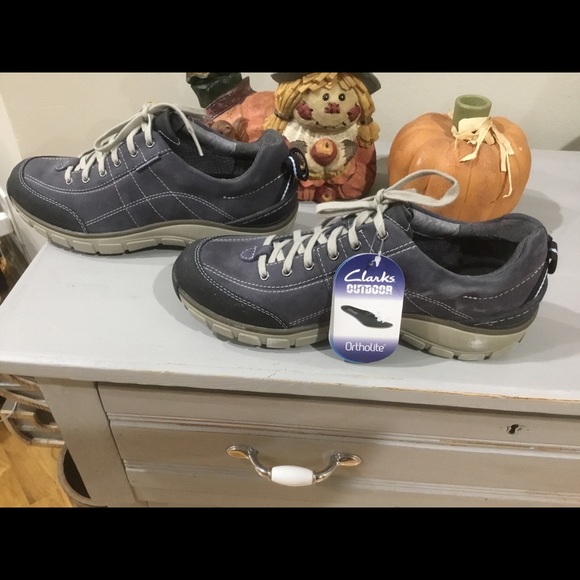 Clarks Wave Go Navy Combi Nubuck - Picture 4 of 4